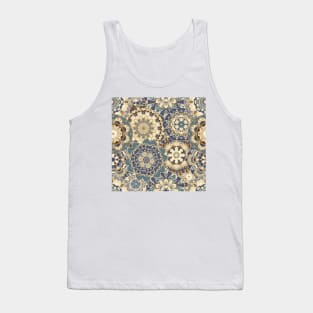 Seamless pattern with floral mandala Tank Top